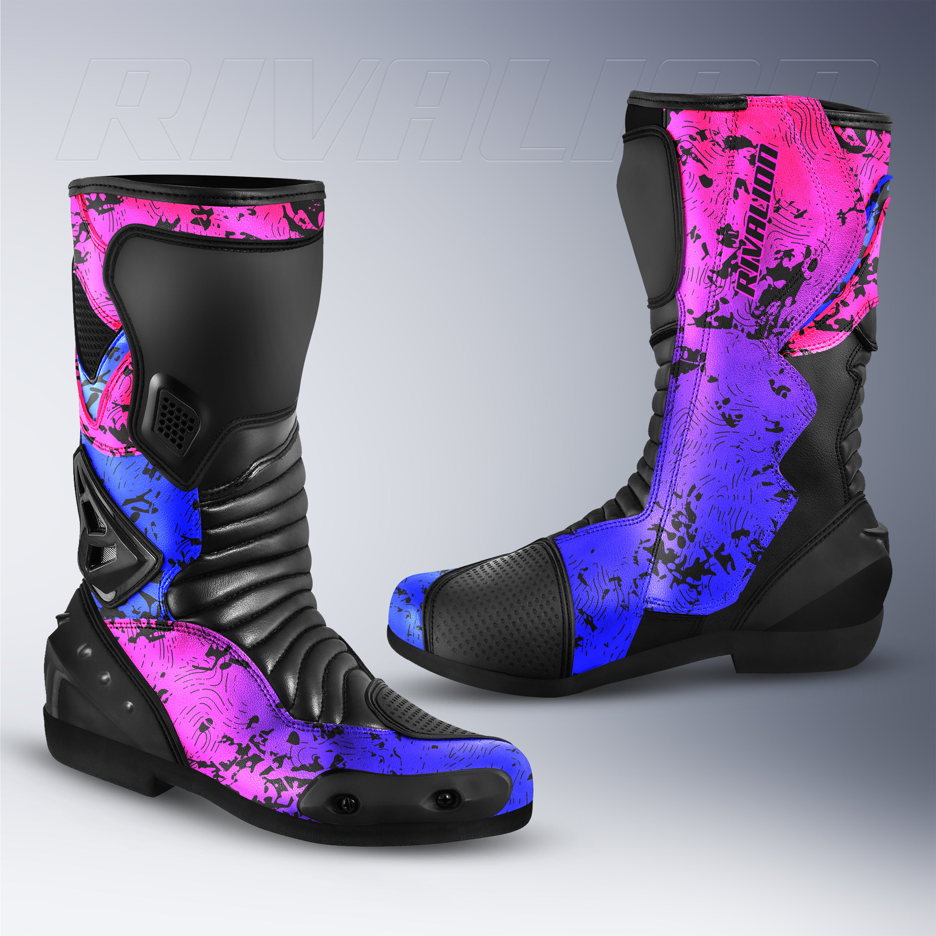 Panther Pink Blue Phantom Boots