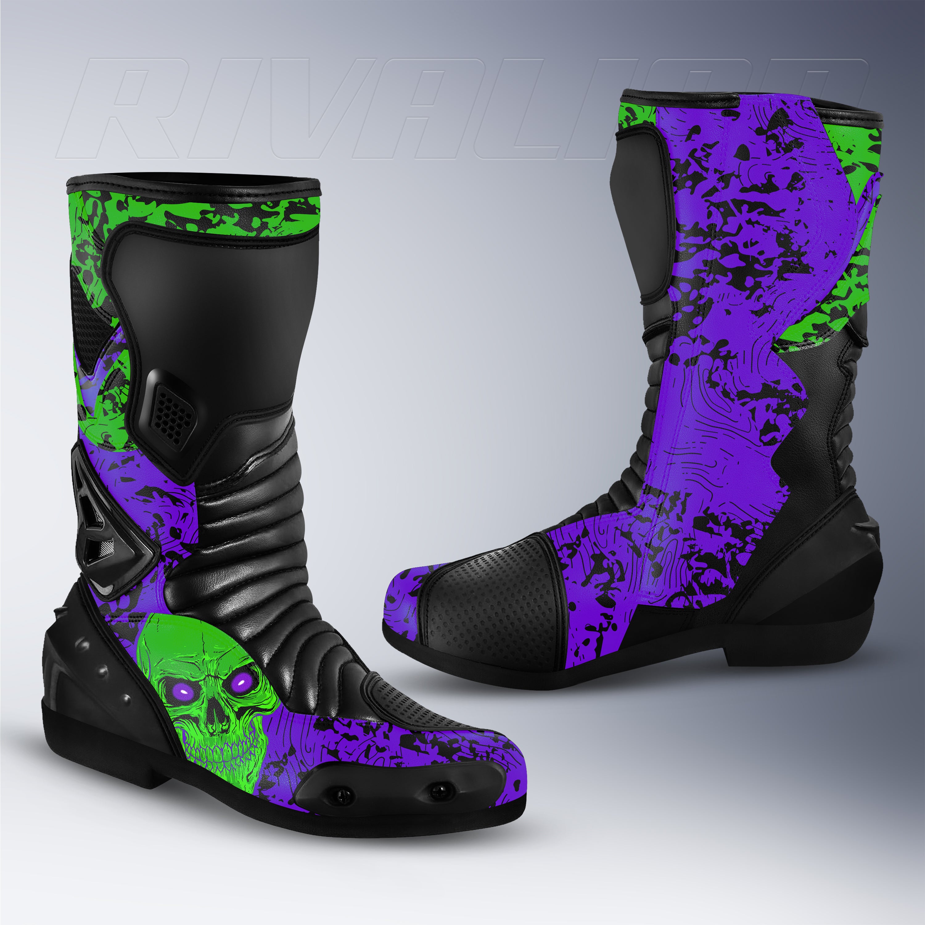 Skull Purple Phantom Boots