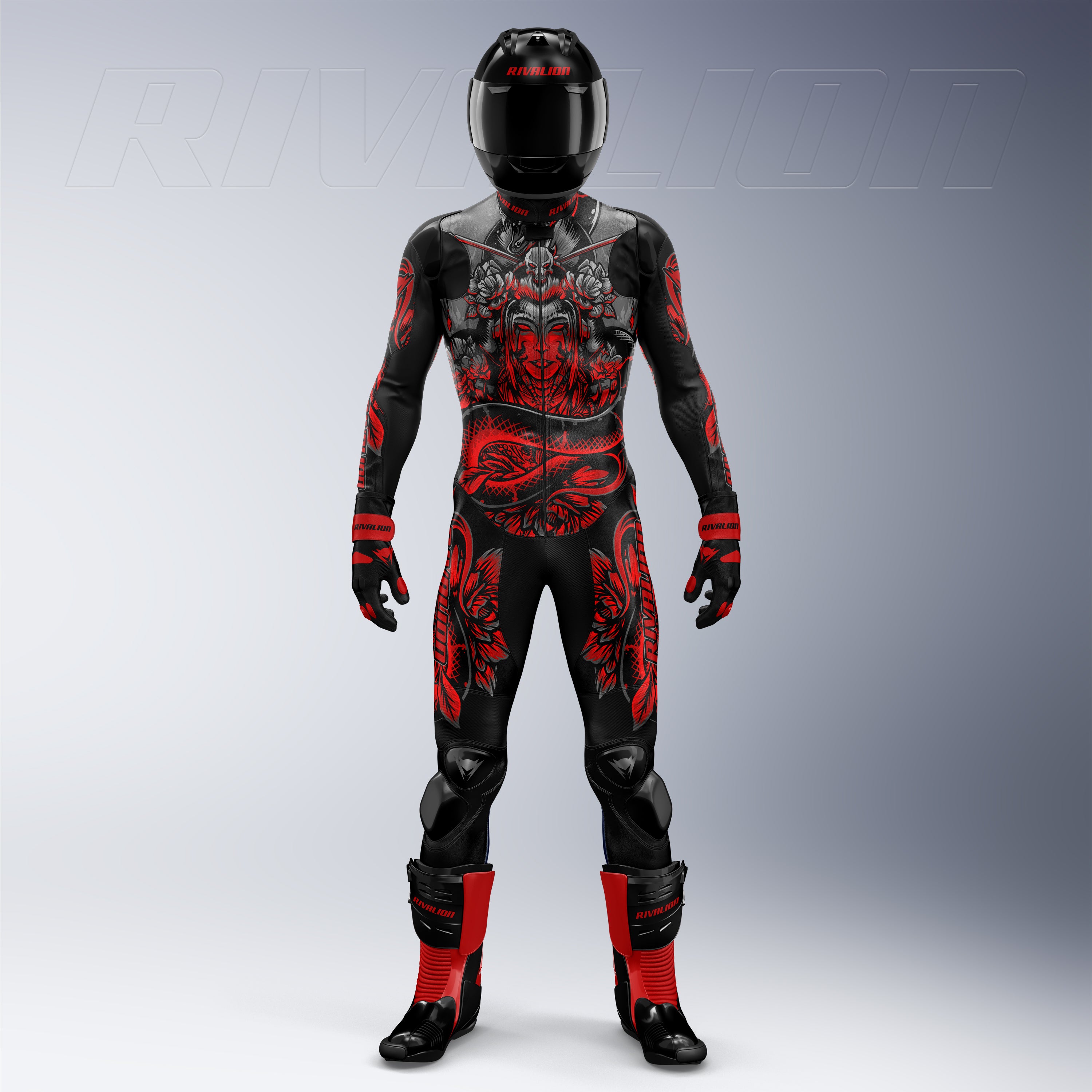 Red Lady Crimson Racing Suit