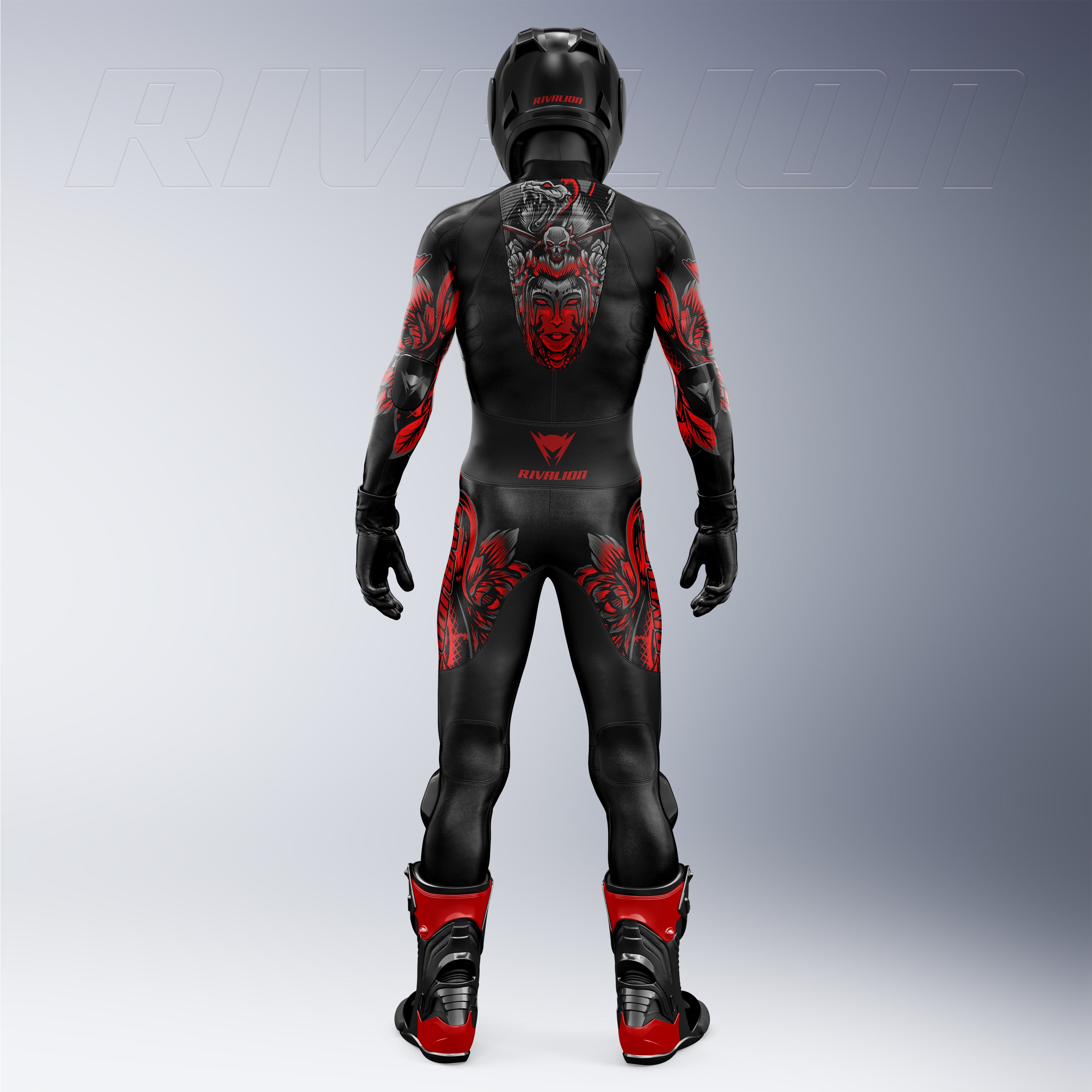 Red Lady Crimson Racing Suit