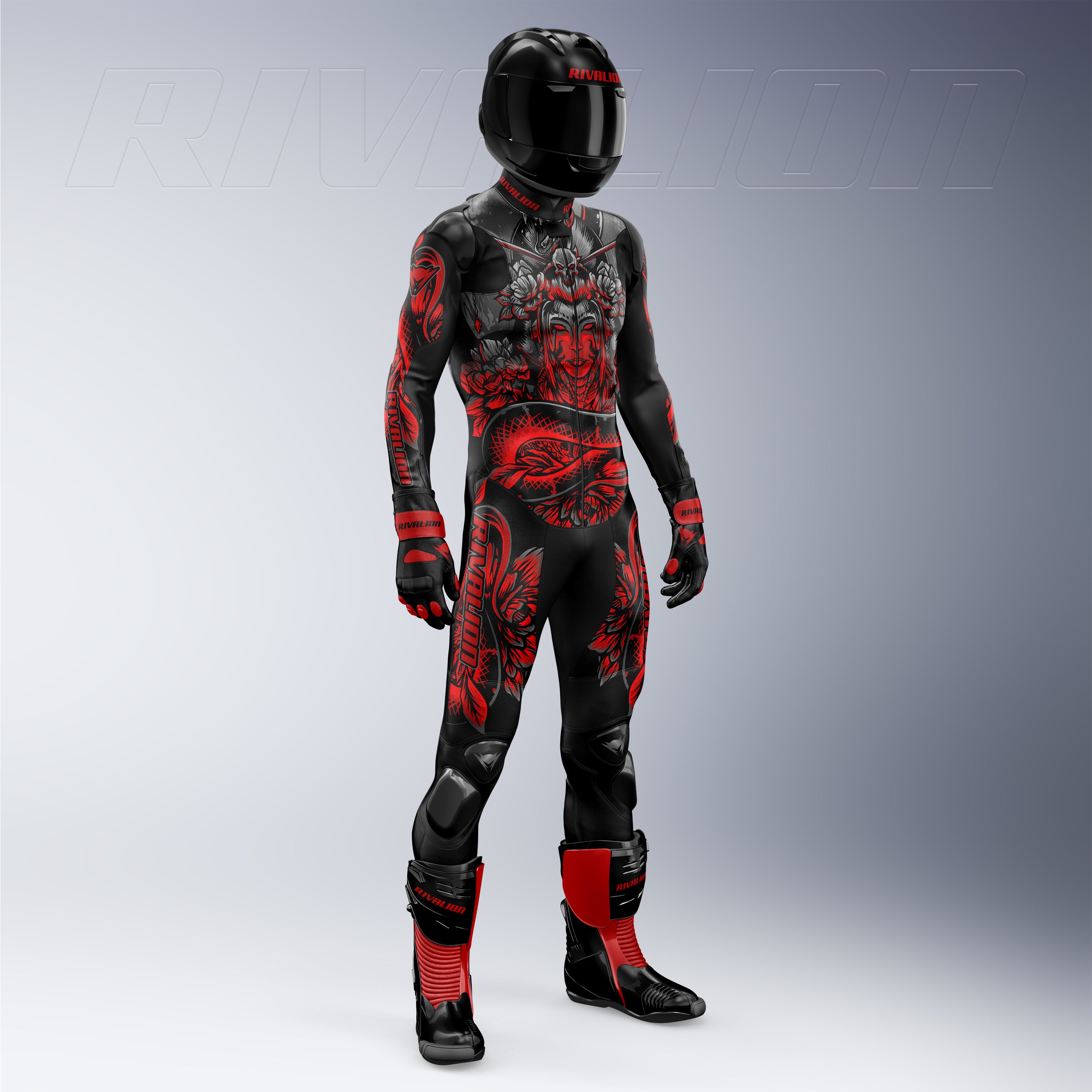 Red Lady Crimson Racing Suit