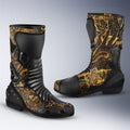 Crown of Bones Motorcycle Rider Boots
