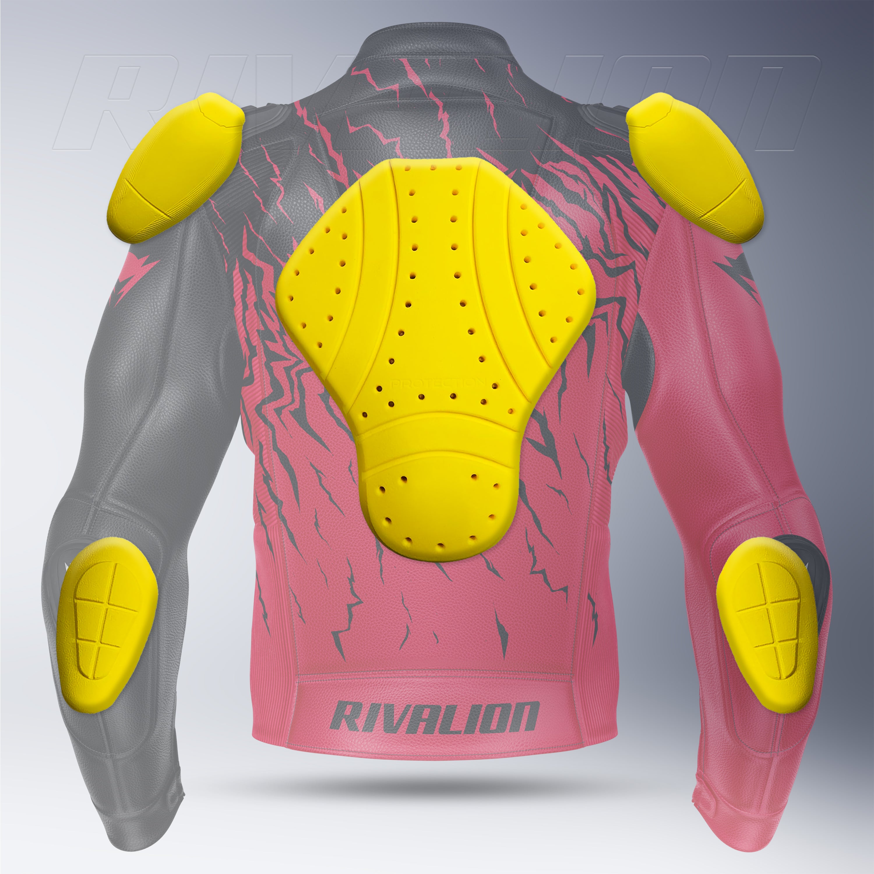 Red Storm Rider Leather Jacket